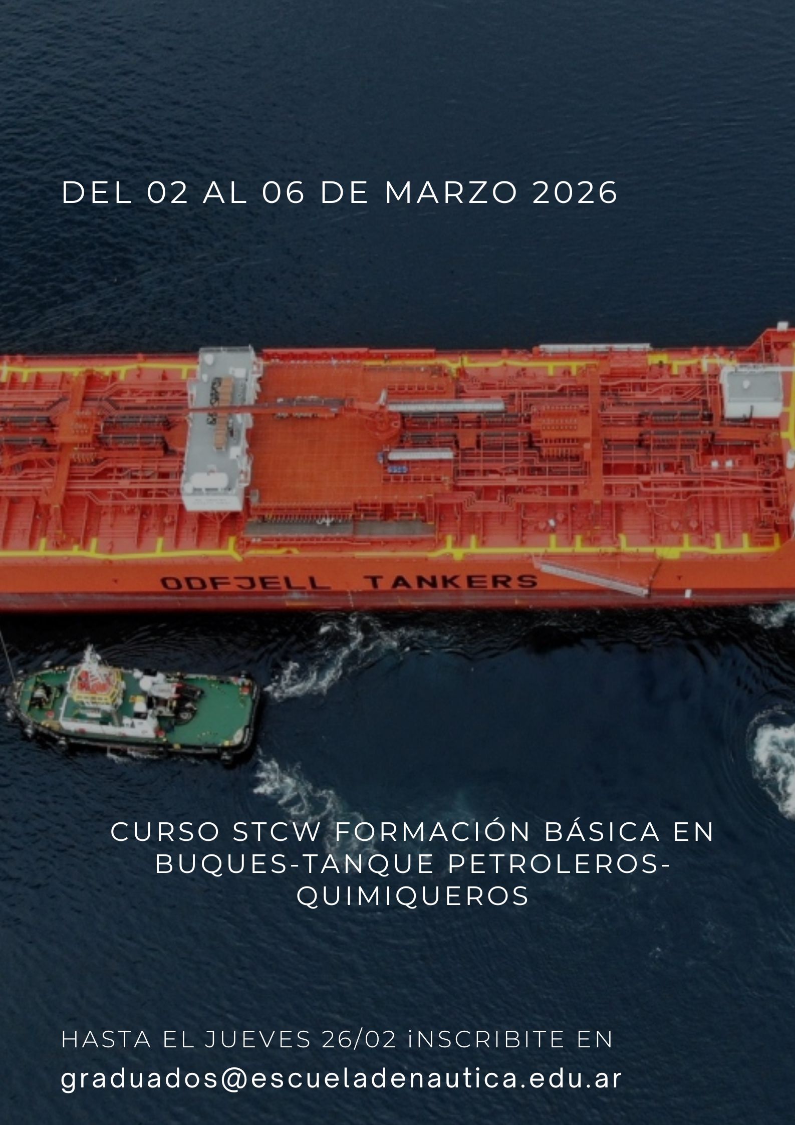 Curso STCW Formación Básica en Buques Tanque Petroleros y Quimiqueros